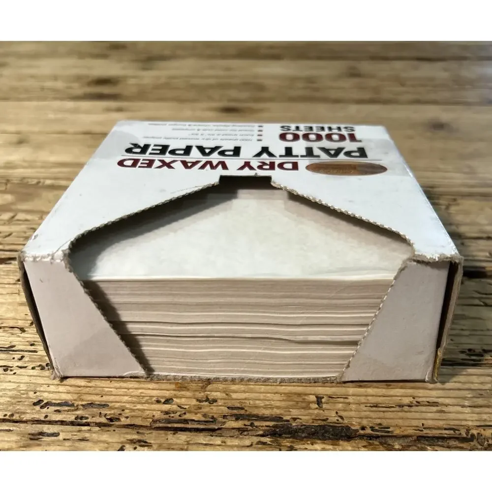 Cabela’s Dry Waxed Patty Paper 1000 Sheets Open Box